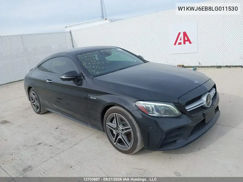 MERCEDES C-KLASSE 2020, VIN W1KWJ6EB8LG011530