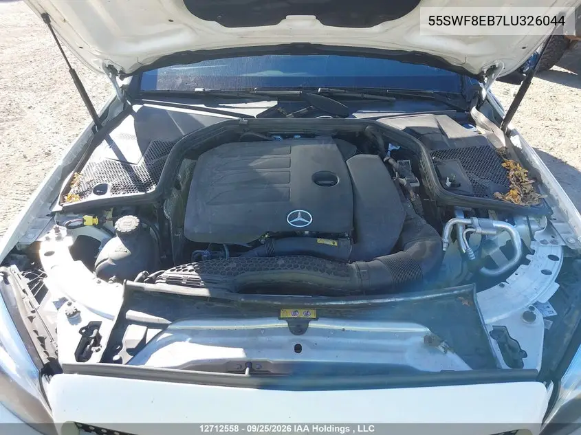 2020 MERCEDES C-KLASSE VIN 55SWF8EB7LU326044 — фото 10