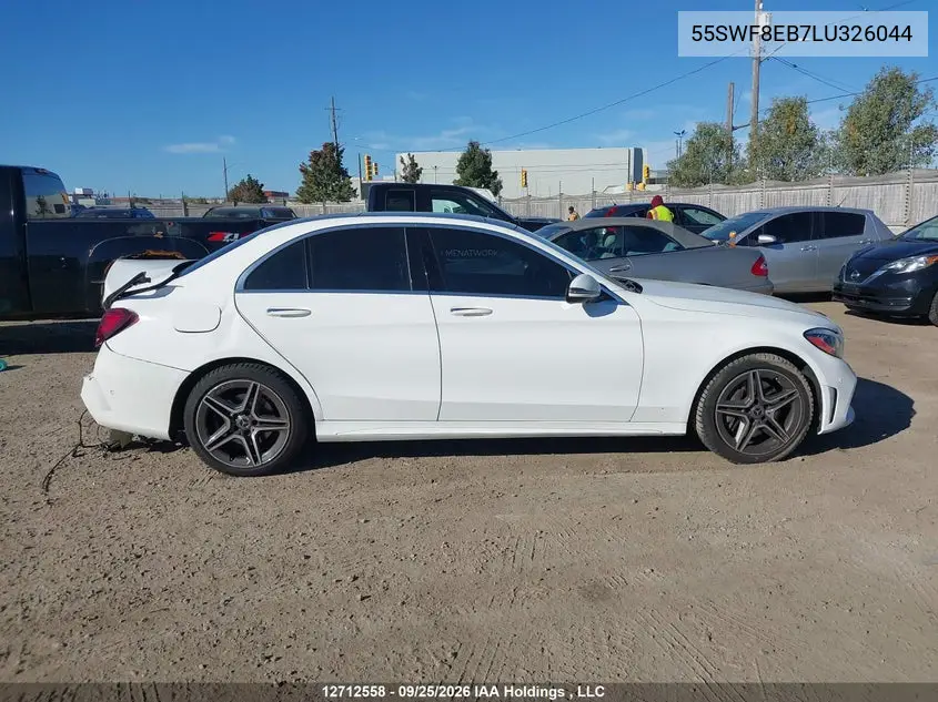 2020 MERCEDES C-KLASSE VIN 55SWF8EB7LU326044 — фото 13