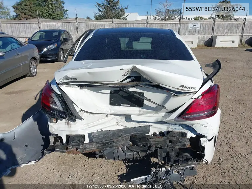 2020 MERCEDES C-KLASSE VIN 55SWF8EB7LU326044 — фото 16