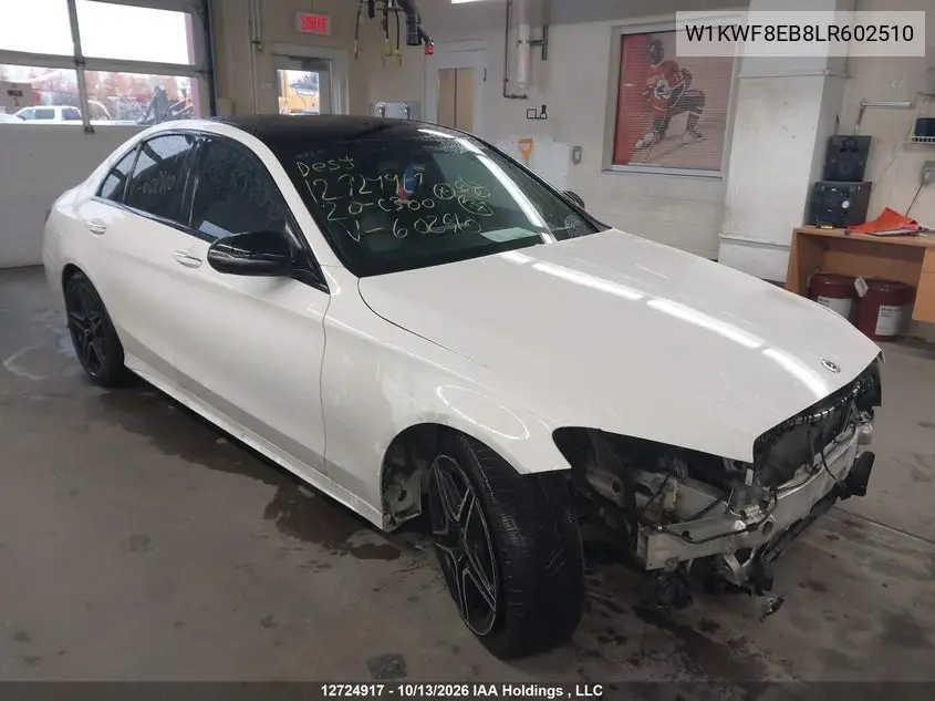 MERCEDES C-KLASSE 2020, VIN W1KWF8EB8LR602510