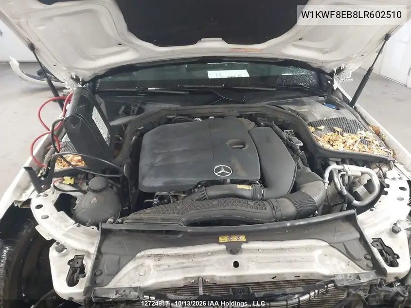 2020 MERCEDES C-KLASSE VIN W1KWF8EB8LR602510 — фото 10