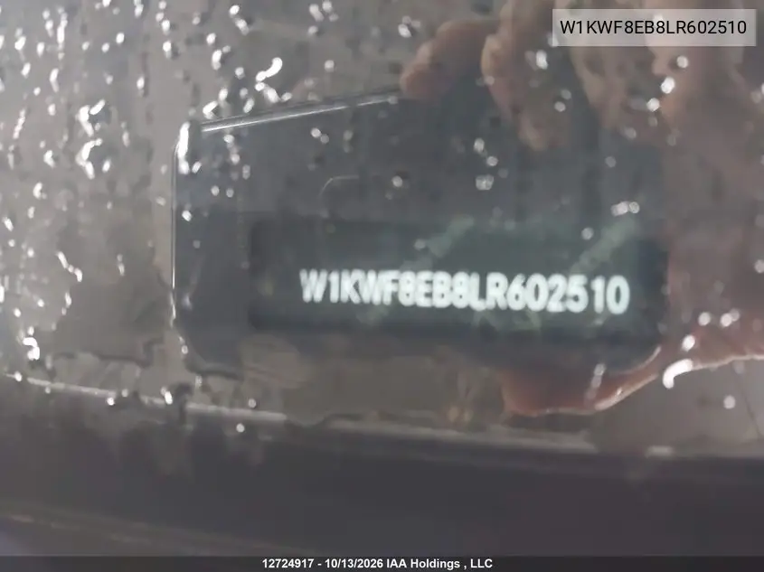 2020 MERCEDES C-KLASSE VIN W1KWF8EB8LR602510 — фото 20