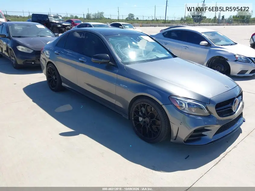 MERCEDES C-KLASSE 2020, VIN W1KWF6EB5LR595472