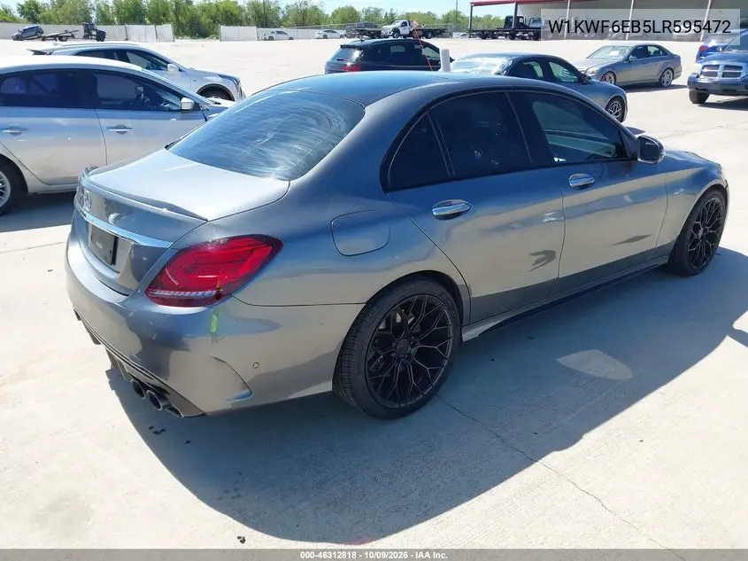2020 MERCEDES C-KLASSE VIN W1KWF6EB5LR595472 — фото 4