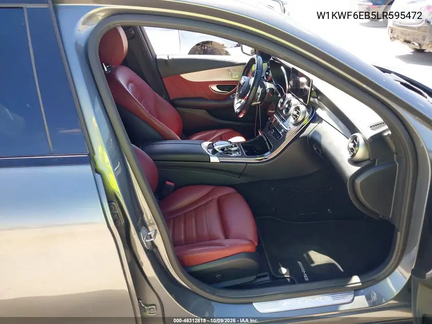 2020 MERCEDES C-KLASSE VIN W1KWF6EB5LR595472 — фото 5