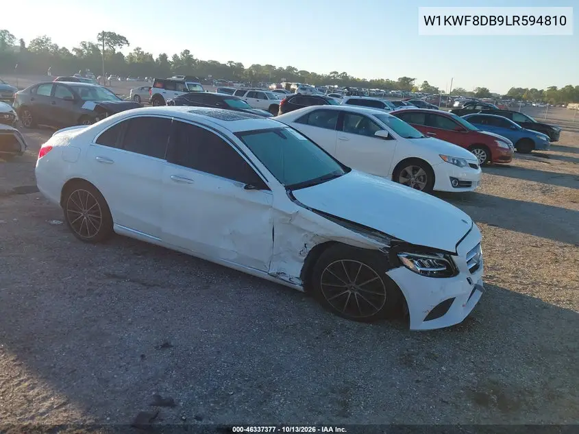 MERCEDES C-KLASSE 2020, VIN W1KWF8DB9LR594810