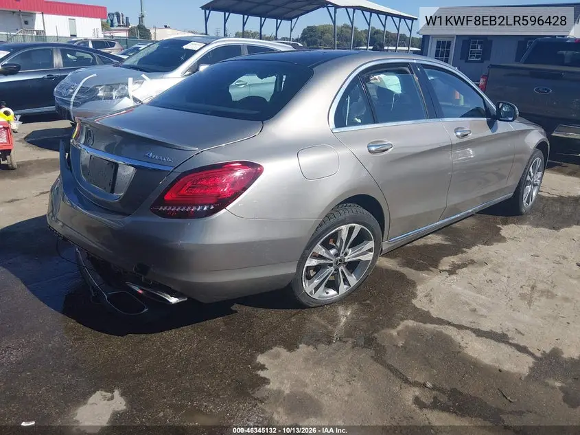 2020 MERCEDES C-KLASSE VIN W1KWF8EB2LR596428 — фото 4
