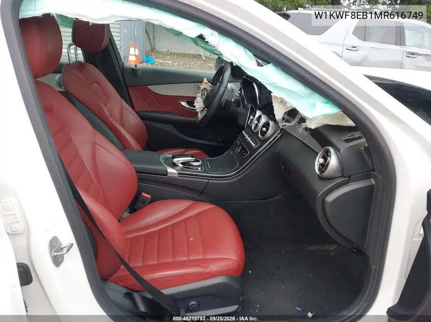 2021 MERCEDES C-KLASSE VIN W1KWF8EB1MR616749 — фото 5