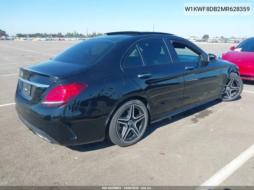 2021 MERCEDES C-KLASSE VIN W1KWF8DB2MR628359 — фото 4