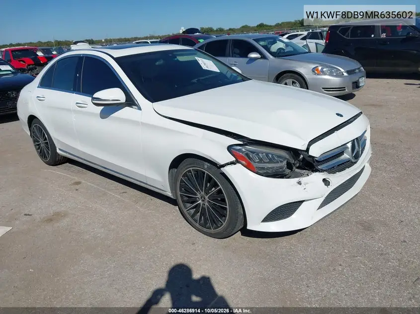 MERCEDES C-KLASSE 2021, VIN W1KWF8DB9MR635602