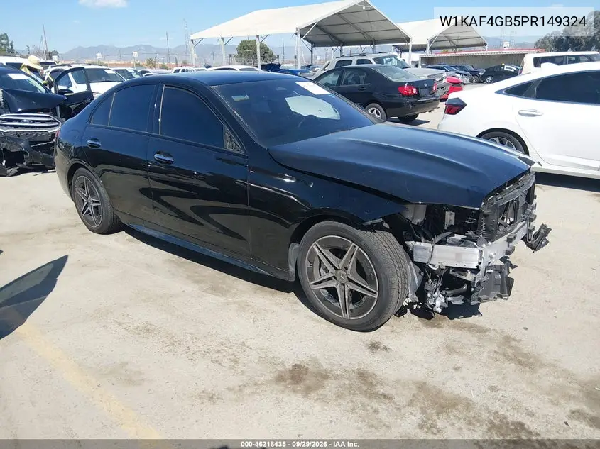MERCEDES C-KLASSE 2023, VIN W1KAF4GB5PR149324