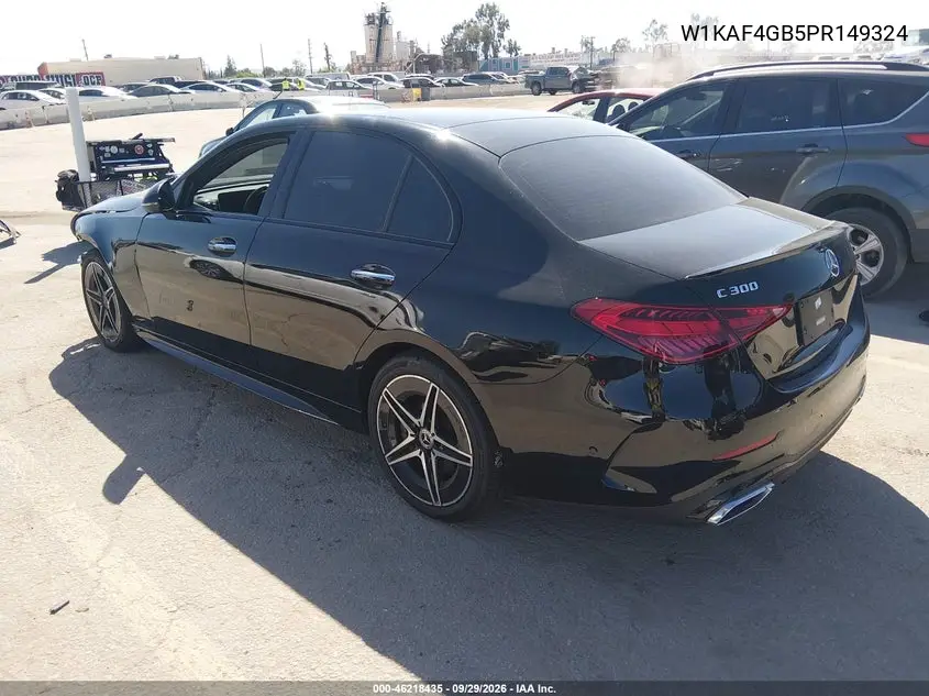 2023 MERCEDES C-KLASSE VIN W1KAF4GB5PR149324 — фото 3