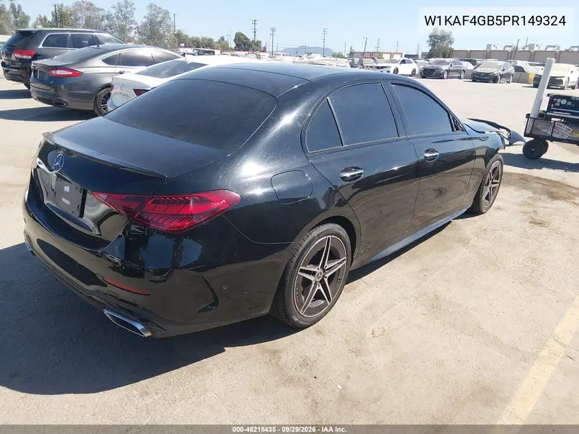 2023 MERCEDES C-KLASSE VIN W1KAF4GB5PR149324 — фото 4