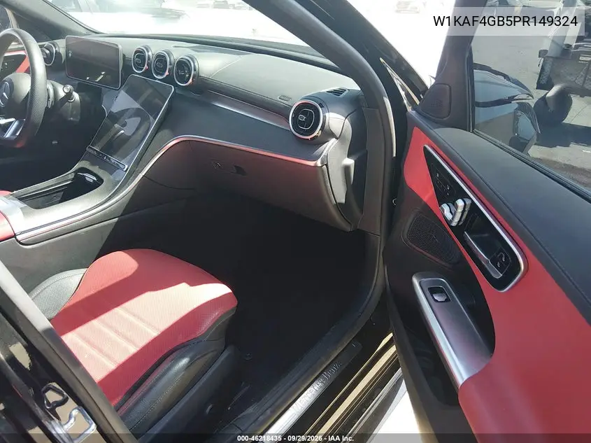 2023 MERCEDES C-KLASSE VIN W1KAF4GB5PR149324 — фото 5