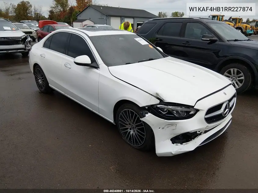 MERCEDES C-KLASSE 2024, VIN W1KAF4HB1RR227874