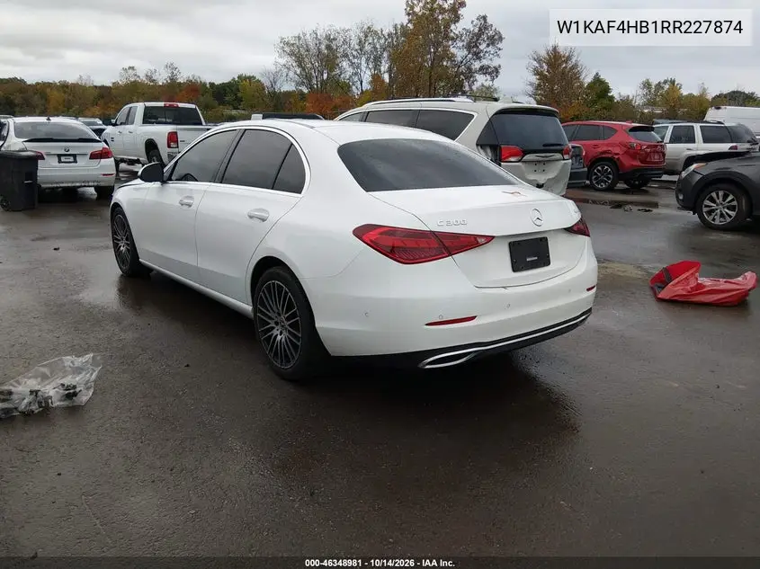 2024 MERCEDES C-KLASSE VIN W1KAF4HB1RR227874 — фото 3