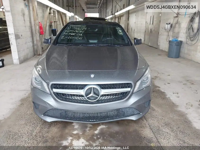 2014 MERCEDES CLA-KLASSE VIN WDDSJ4GBXEN090634 — фото 12