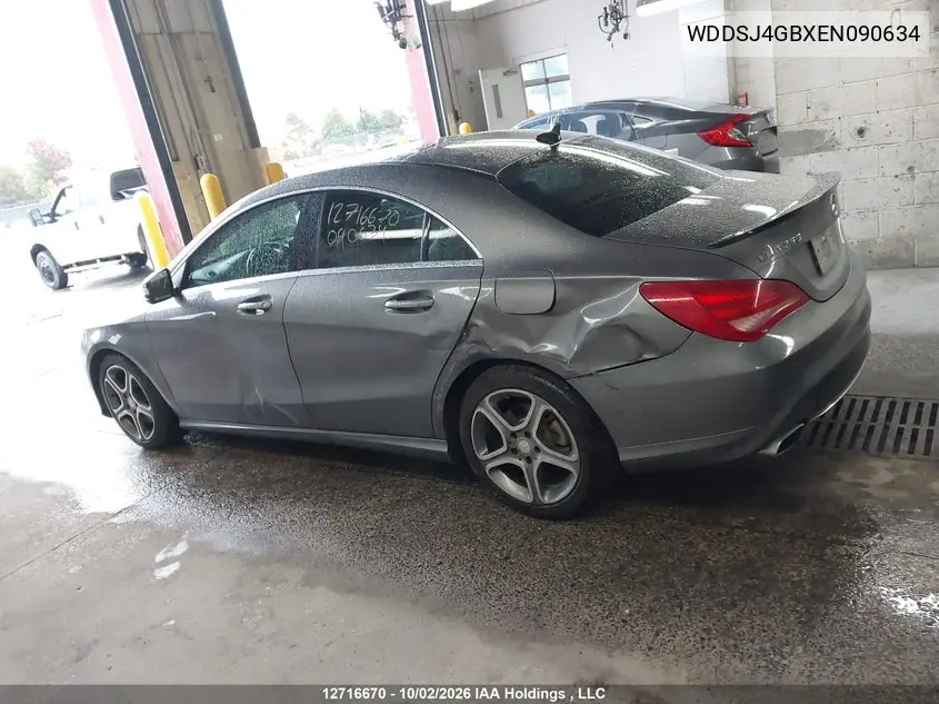 2014 MERCEDES CLA-KLASSE VIN WDDSJ4GBXEN090634 — фото 14