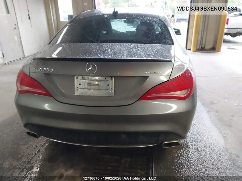 2014 MERCEDES CLA-KLASSE VIN WDDSJ4GBXEN090634 — фото 16