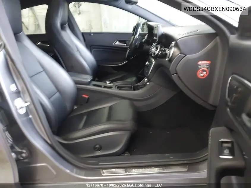 2014 MERCEDES CLA-KLASSE VIN WDDSJ4GBXEN090634 — фото 5