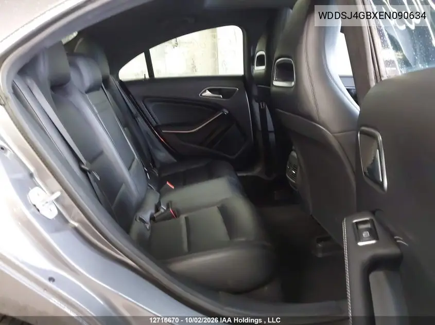 2014 MERCEDES CLA-KLASSE VIN WDDSJ4GBXEN090634 — фото 8