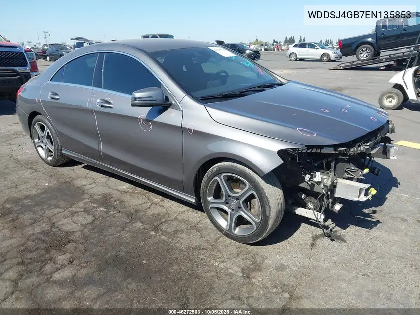 MERCEDES CLA-KLASSE 2014, VIN WDDSJ4GB7EN135853