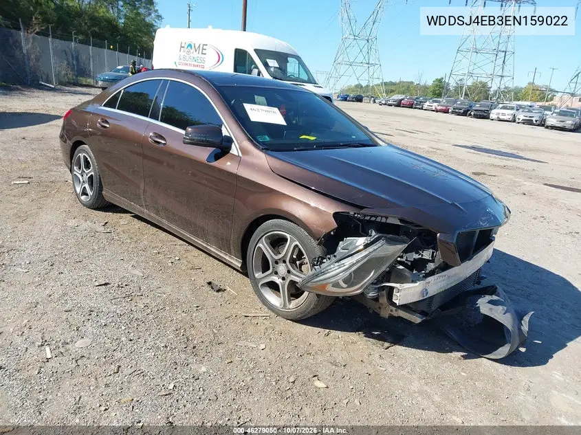 MERCEDES CLA-KLASSE 2014, VIN WDDSJ4EB3EN159022