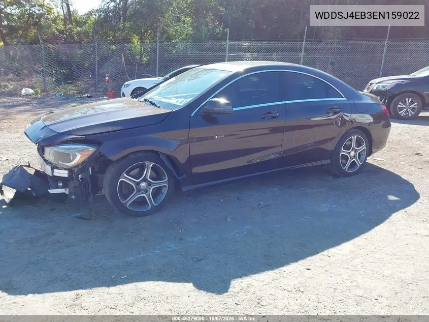 2014 MERCEDES CLA-KLASSE VIN WDDSJ4EB3EN159022 — фото 2