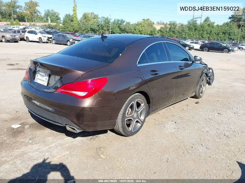2014 MERCEDES CLA-KLASSE VIN WDDSJ4EB3EN159022 — фото 4