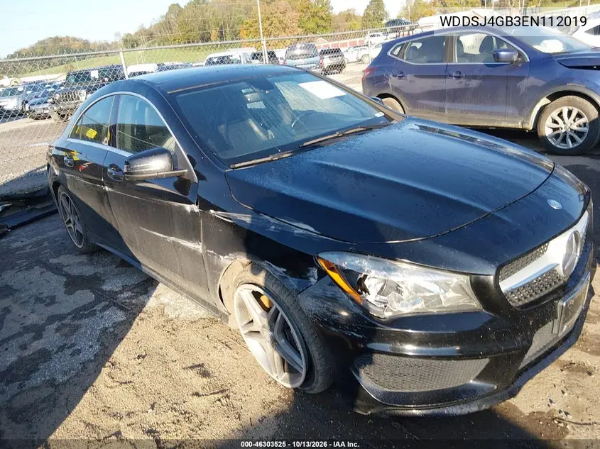 MERCEDES CLA-KLASSE 2014, VIN WDDSJ4GB3EN112019