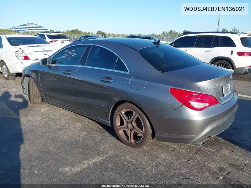 2014 MERCEDES CLA-KLASSE VIN WDDSJ4EB7EN136021 — фото 3
