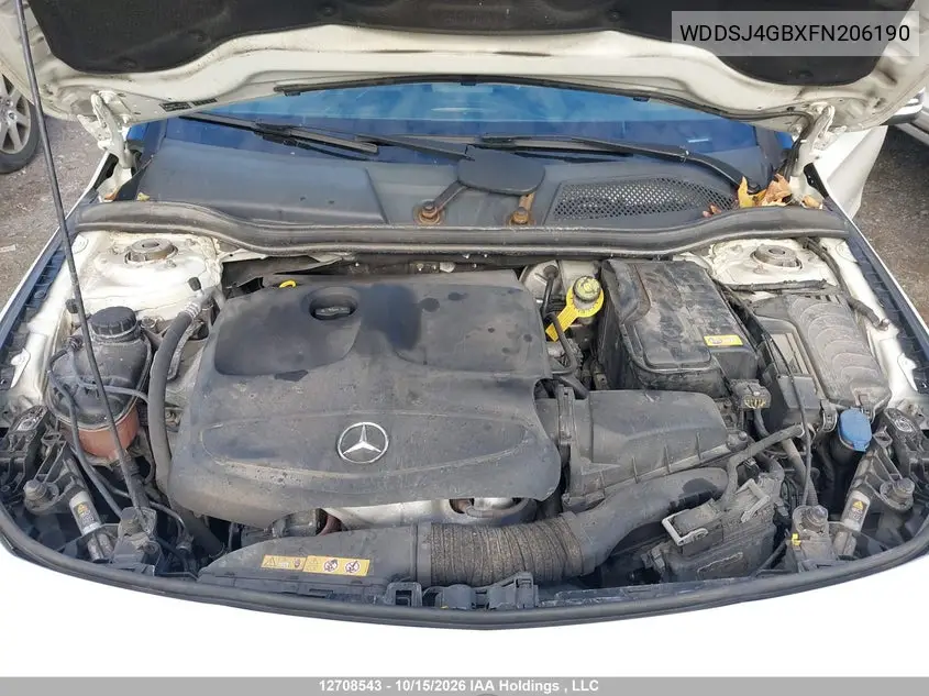 2015 MERCEDES CLA-KLASSE VIN WDDSJ4GBXFN206190 — фото 10