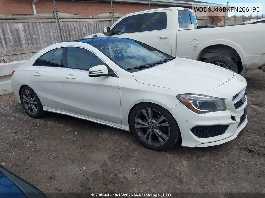 2015 MERCEDES CLA-KLASSE VIN WDDSJ4GBXFN206190 — фото 13