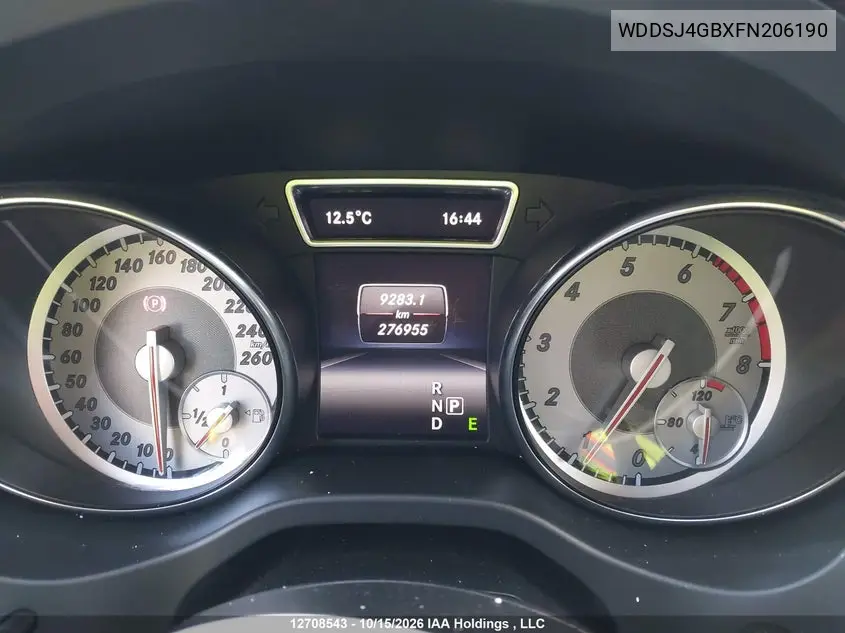 2015 MERCEDES CLA-KLASSE VIN WDDSJ4GBXFN206190 — фото 7