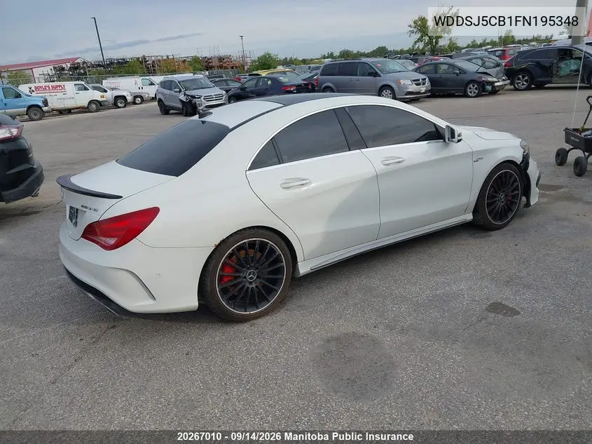 2015 MERCEDES CLA-KLASSE VIN WDDSJ5CB1FN195348 — фото 4