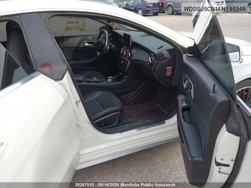 2015 MERCEDES CLA-KLASSE VIN WDDSJ5CB1FN195348 — фото 5