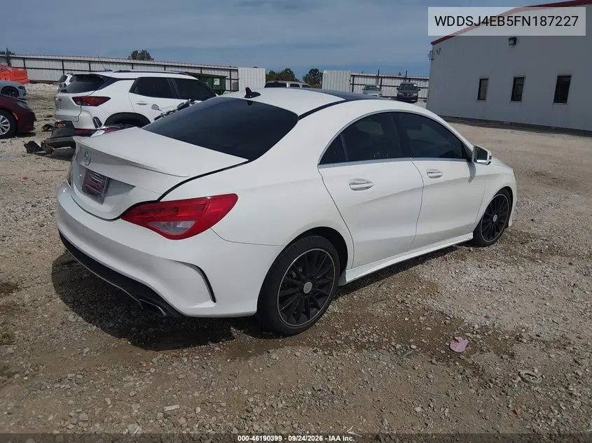 2015 MERCEDES CLA-KLASSE VIN WDDSJ4EB5FN187227 — фото 4
