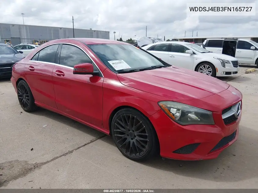 MERCEDES CLA-KLASSE 2015, VIN WDDSJ4EB3FN165727
