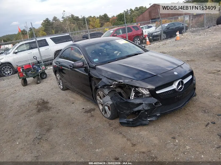 MERCEDES CLA-KLASSE 2015, VIN WDDSJ4EB1FN163409