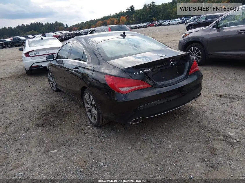 2015 MERCEDES CLA-KLASSE VIN WDDSJ4EB1FN163409 — фото 3