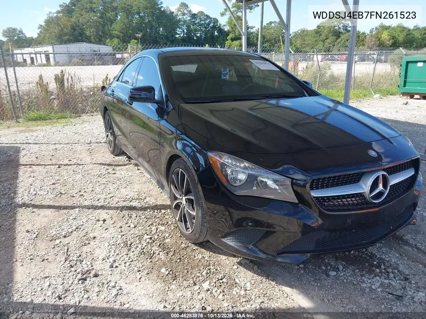 MERCEDES CLA-KLASSE 2015, VIN WDDSJ4EB7FN261523