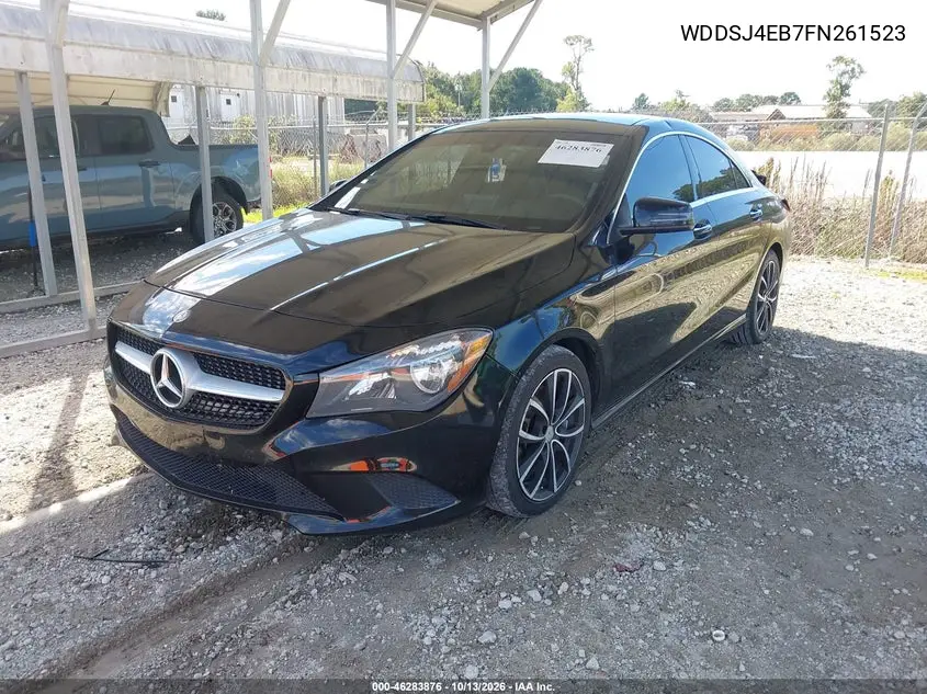 2015 MERCEDES CLA-KLASSE VIN WDDSJ4EB7FN261523 — фото 2