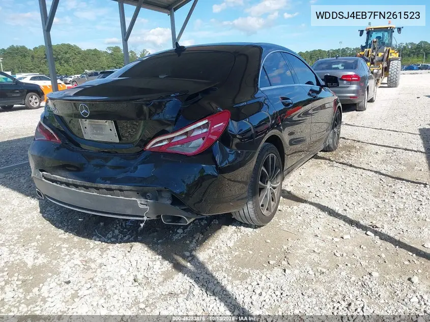 2015 MERCEDES CLA-KLASSE VIN WDDSJ4EB7FN261523 — фото 4