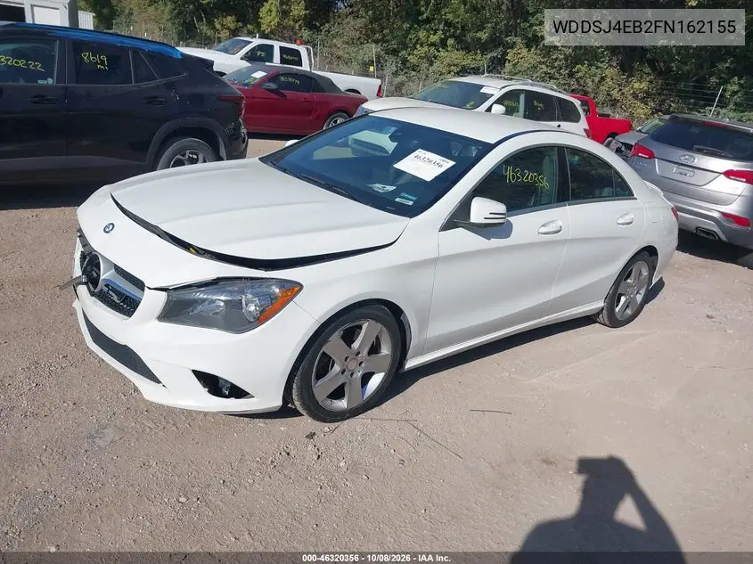 2015 MERCEDES CLA-KLASSE VIN WDDSJ4EB2FN162155 — фото 2