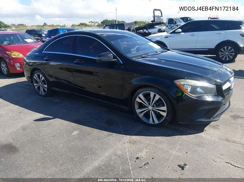 MERCEDES CLA-KLASSE 2015, VIN WDDSJ4EB4FN172184