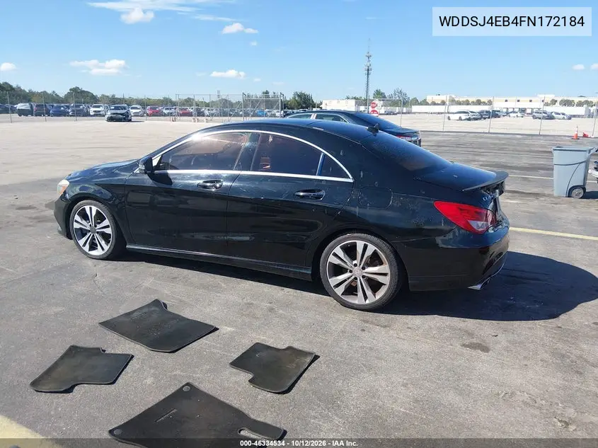 2015 MERCEDES CLA-KLASSE VIN WDDSJ4EB4FN172184 — фото 3