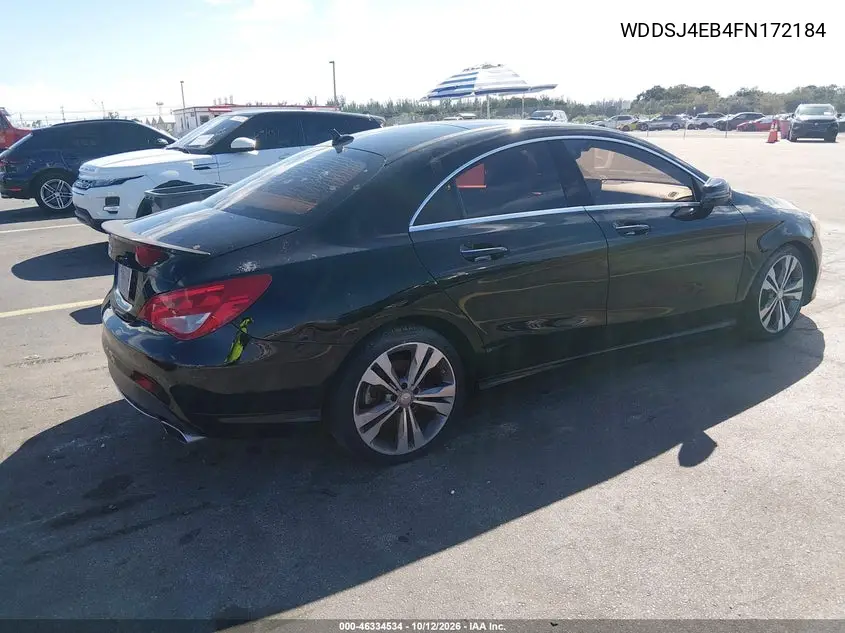 2015 MERCEDES CLA-KLASSE VIN WDDSJ4EB4FN172184 — фото 4