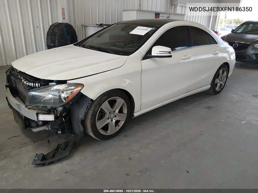 2015 MERCEDES CLA-KLASSE VIN WDDSJ4EBXFN186350 — фото 2