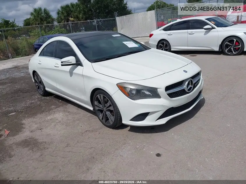 MERCEDES CLA-KLASSE 2016, VIN WDDSJ4EB6GN317484